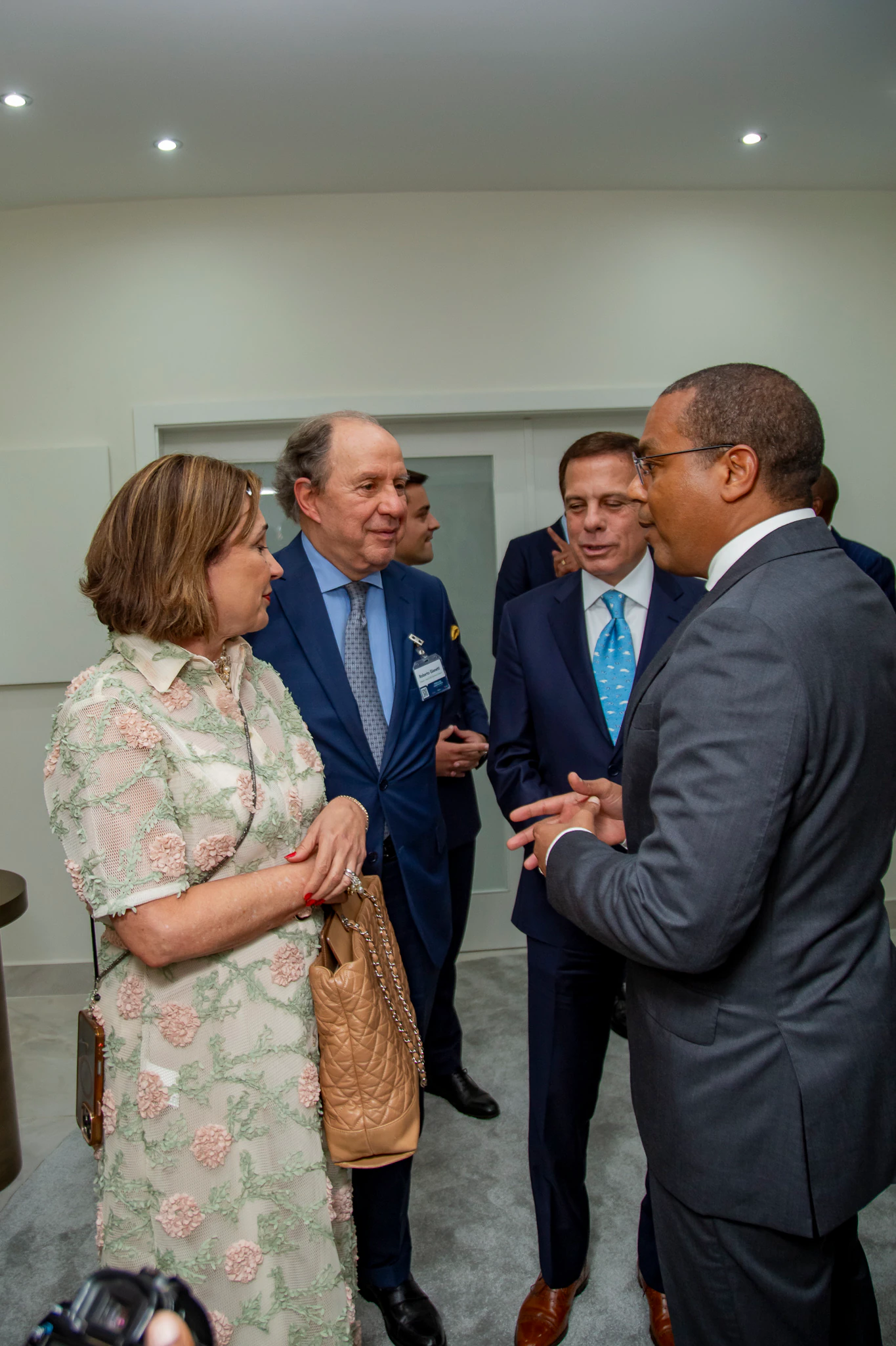 Encontro da delegação empresarial com José de Lima Massano